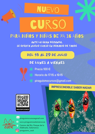 Curso vespertino de niños